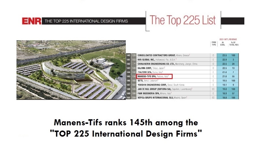 Manens-Tifs in the “Top 255 International Design Firms”